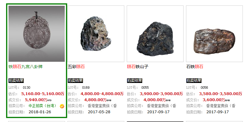 最新陨石价格及其影响因素概览