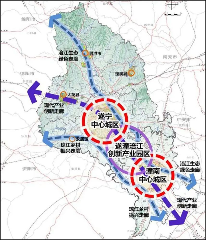 遂宁未来城市繁荣与发展规划图曝光